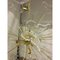 Murano Glass Sputnik Chandelier in Gold 24 Karat and Clear Butterfly by Simoeng 2
