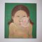 Talia Golchin, Girl with Bubble Gum, 2000s, Oil on Canvas 5
