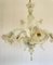 Murano Chandelier in Blown Glass Opaline Gold, 1983 2