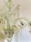 Murano Chandelier in Blown Glass Opaline Gold, 1983 3