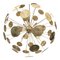 Handmade Hammered Sputnik Chandelier in Gold by Simoeng 1