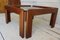 Coffee Table in Walnut and Smoked Glass by Afra and Tobia Scarpa for Cassina, 1960s 2