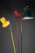 Mid-Century Modern Italian Red Green and Yellow Floor Lamp, 1950 4