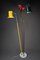 Mid-Century Modern Italian Red Green and Yellow Floor Lamp, 1950 10