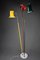 Mid-Century Modern Italian Red Green and Yellow Floor Lamp, 1950 6