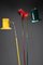 Mid-Century Modern Italian Red Green and Yellow Floor Lamp, 1950 11