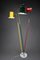Mid-Century Modern Italian Red Green and Yellow Floor Lamp, 1950 1
