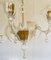 Murano Chandelier in Blown Glass and Crystal Gold, 1985 3