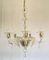 Murano Chandelier in Blown Glass and Crystal Gold, 1985 1