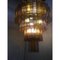 Murano Glass Amber and Violet Tronco Chandelier by Simoeng 4