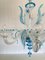 Murano Chandelier in Blown Glass Turquoise Crystal, 1985 2