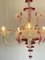 Murano Chandelier in Blown Glass, 1985 8