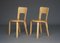 Model 66 Chairs attributed to Alvar Aalto for Artek, 1980s, Set of 2 1