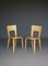 Model 66 Chairs attributed to Alvar Aalto for Artek, 1980s, Set of 2 2