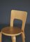 Model 66 Chairs attributed to Alvar Aalto for Artek, 1980s, Set of 2 4