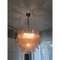 Italienischer goldener Selle Murano Glas Kronleuchter im Venini Stil von Simoeng 7