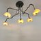 Lustre Brutaliste en Laiton et Murano, 1980s 18