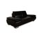 Volare Two-Seater Sofa in Black Leather from Koinor 3