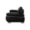 Volare Two-Seater Sofa in Black Leather from Koinor 14
