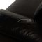 Volare Two-Seater Sofa in Black Leather from Koinor 9