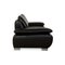 Volare Two-Seater Sofa in Black Leather from Koinor 12