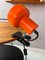 Lampe de Bureau Orange, 1970s 4