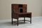 Vintage Desk in Mahogany and Brass, 1930s 2