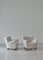 Poltrone FH-1669 moderne in pelle di pecora di Fritz Hansen, Scandinavia, anni '40, set di 2, Immagine 2
