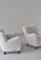 Poltrone FH-1669 moderne in pelle di pecora di Fritz Hansen, Scandinavia, anni '40, set di 2, Immagine 3