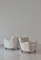 Poltrone FH-1669 moderne in pelle di pecora di Fritz Hansen, Scandinavia, anni '40, set di 2, Immagine 6