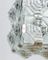 Würfelförmige Hängelampe aus Geschliffenem Glas von Kamenicky Senov, 1950er 3