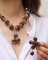 Rudraksha und Silber Set, 5 Set 10
