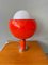 Table Lamp in Orange Acrylic & Opaline Glass, Italy, 1970s 1