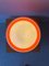 Table Lamp in Orange Acrylic & Opaline Glass, Italy, 1970s 10