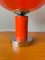 Table Lamp in Orange Acrylic & Opaline Glass, Italy, 1970s 11