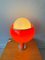 Table Lamp in Orange Acrylic & Opaline Glass, Italy, 1970s 3