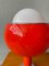 Table Lamp in Orange Acrylic & Opaline Glass, Italy, 1970s 8