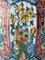 Vintage Delft Polychrome Table Lamp with Indigo Velvet Lampshade from Royal Tichelaar Makkum, 1940s 4