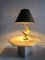Table Lamp with Bronze Base and Flowers, France, Set of 2 2