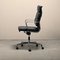 EA219 Office Chair in Chrome and Black Leather by Charles and Ray Eames for Vitra, 2010s, Image 4