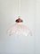 Art Deco Scalloped Clear Glass Pendant Lights, 1930s, Set of 2, Image 3