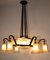Art Deco Wrought Iron Lamp by Lorrain Nancy for Daum, France, 1930s, Image 2