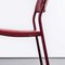 Upholstered Tubular Stacking Dining Chairs from PEL, 1950s, Set of 4 10