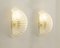 Italian Murano Glass and Brass Wall Lights, 1990s, Set of 2 2
