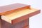 Vintage Mahogany Secretary with Brass Handles, Sweden, 1940s, Image 7