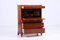 Vintage Mahogany Secretary with Brass Handles, Sweden, 1940s, Image 4
