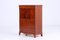 Vintage Mahogany Secretary with Brass Handles, Sweden, 1940s, Image 10