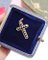 Colgante de cruz de diamantes vintage, Imagen 6
