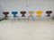 Chaises T 3103 par Arne Jacobsen pour Fritz Hansen, 1980s, Set de 6 7