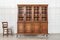Large English Glazed Walnut Bookcase, 1870s 4